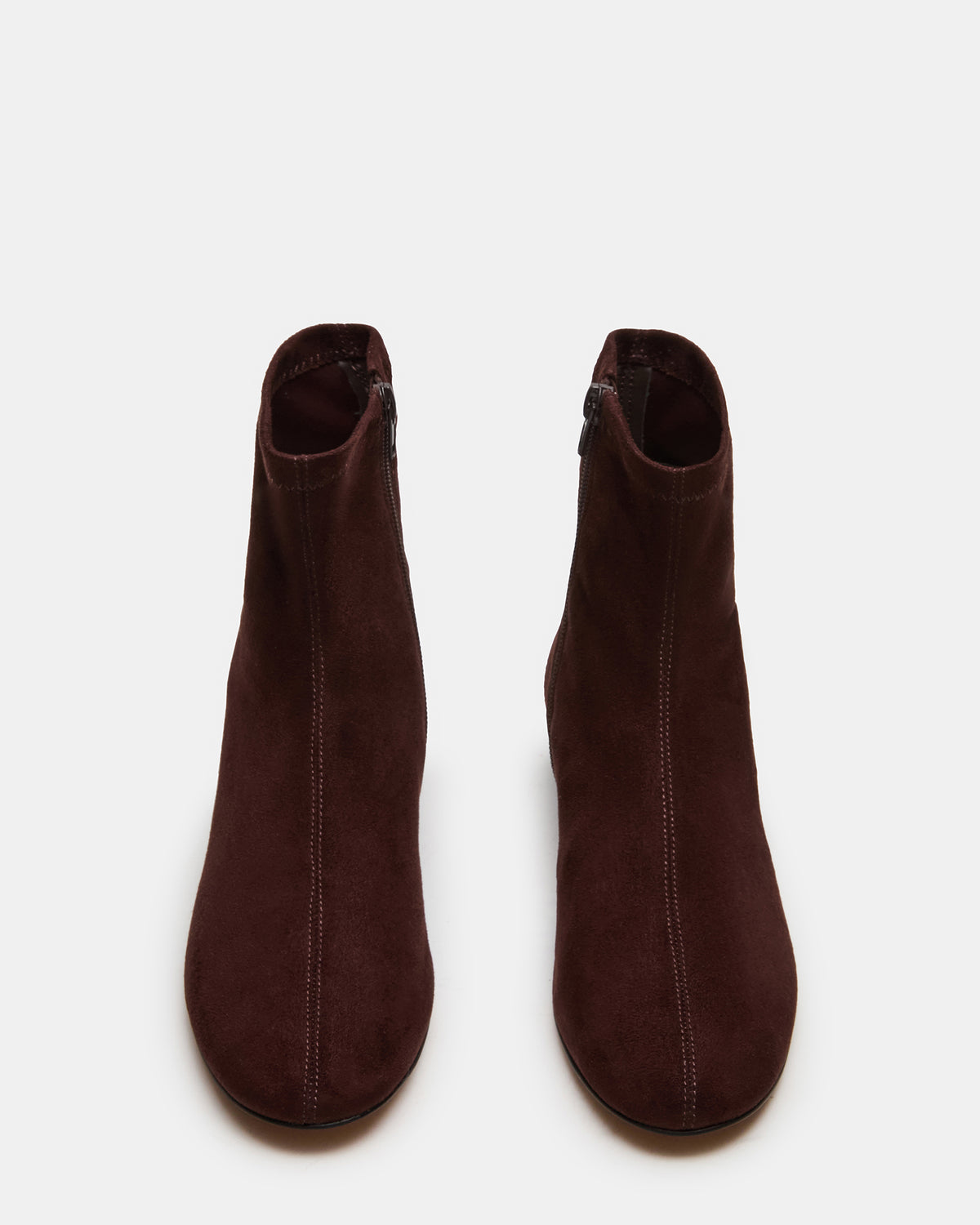FINCH Brown Round Toe Women's Ankle Boot | Steve Madden