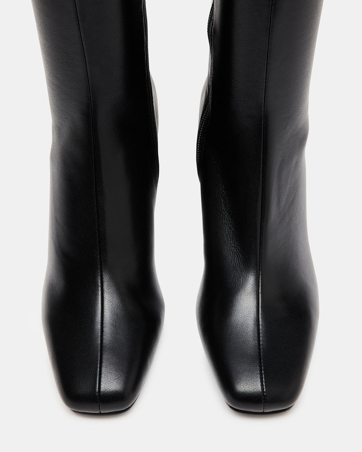HOLLY Black Women's Knee-High Square-Toe Boot | Steve Madden