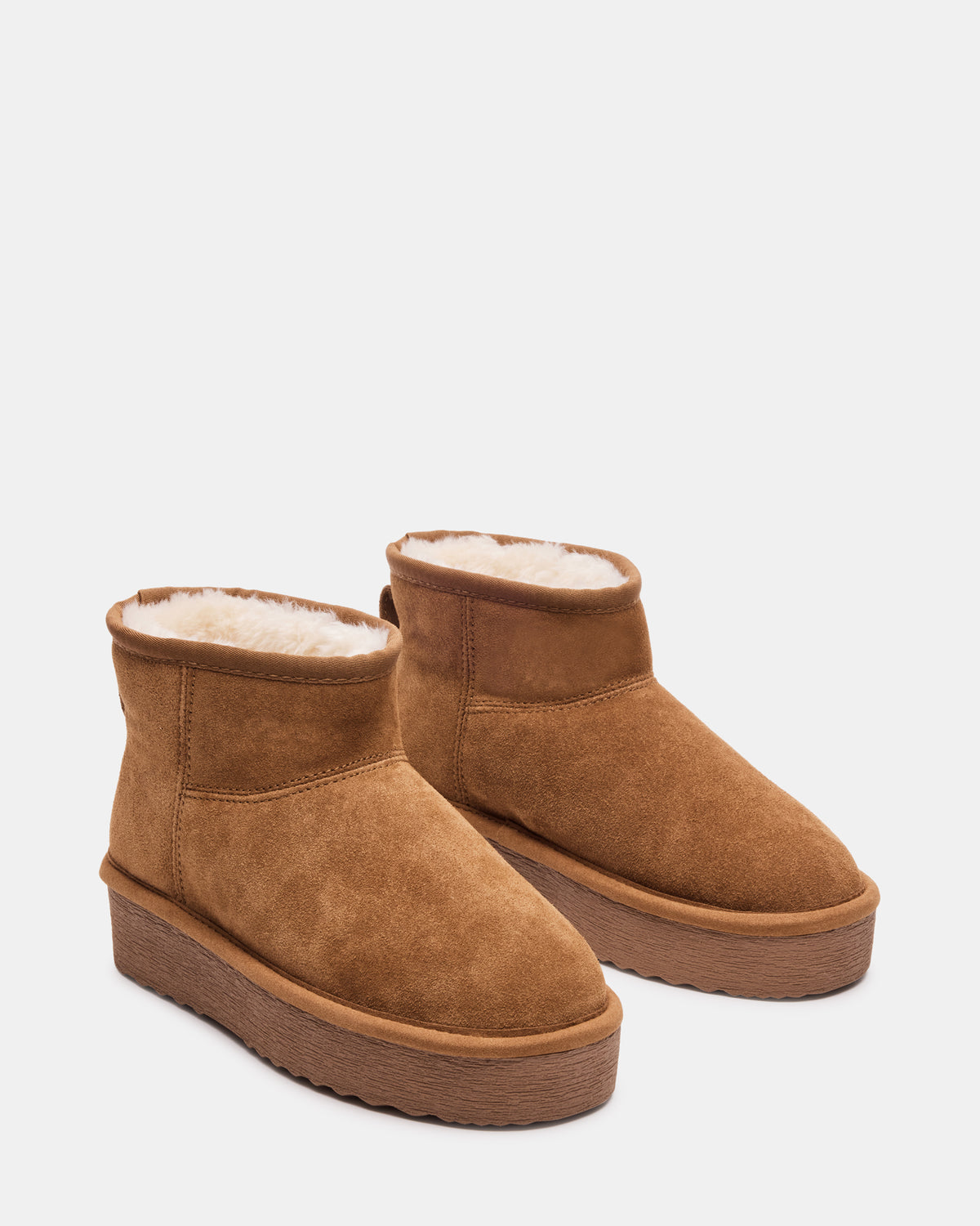 COMFY Chestnut Suede Women's Ankle Boot | Steve Madden