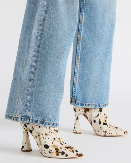 BOLERO Tan Multi Pointed-Toe Heeled Women's Ankle Boot | Steve Madden