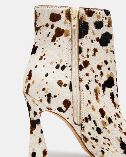 BOLERO Tan Multi Pointed-Toe Heeled Women's Ankle Boot | Steve Madden