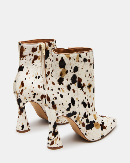 BOLERO Tan Multi Pointed-Toe Heeled Women's Ankle Boot | Steve Madden