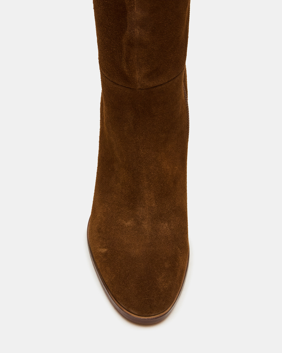 WINSLET Chestnut Suede Knee-High Block Heel Women's Boot | Steve Madden