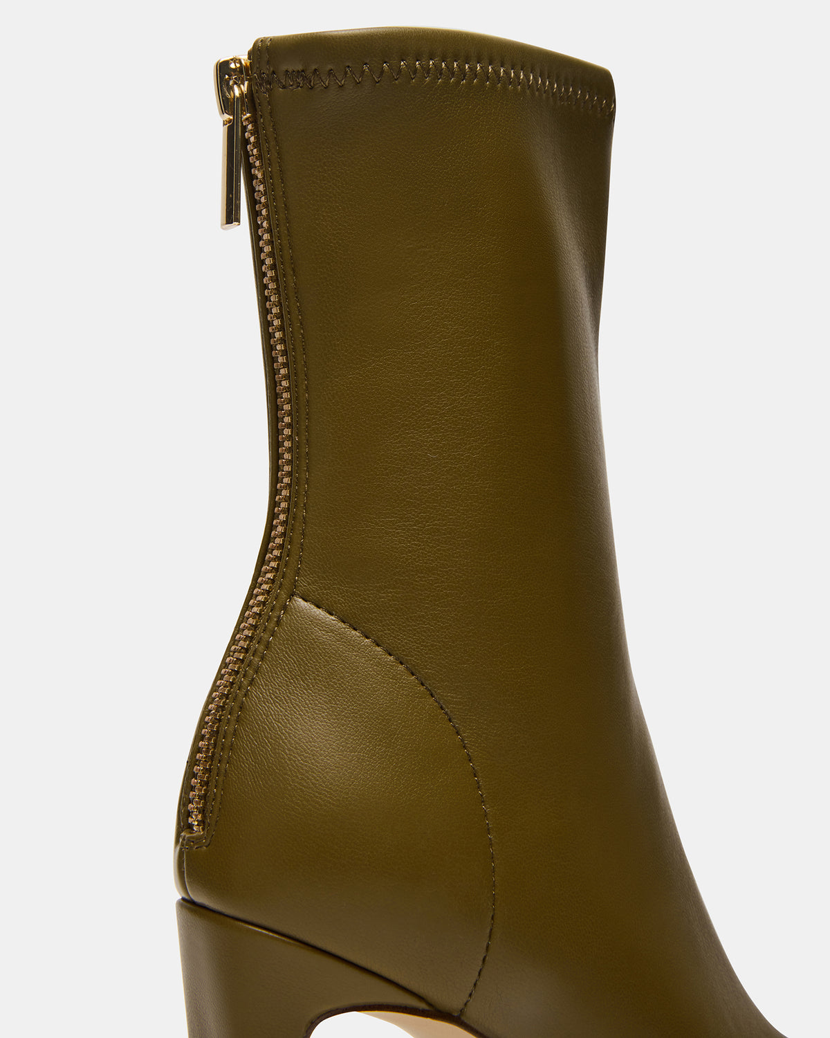 KHELAN Olive Square-Toe Heeled Women's Ankle Boot | Steve Madden