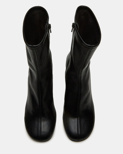 LORENZA Black Heeled Women's Ankle Boot | Steve Madden