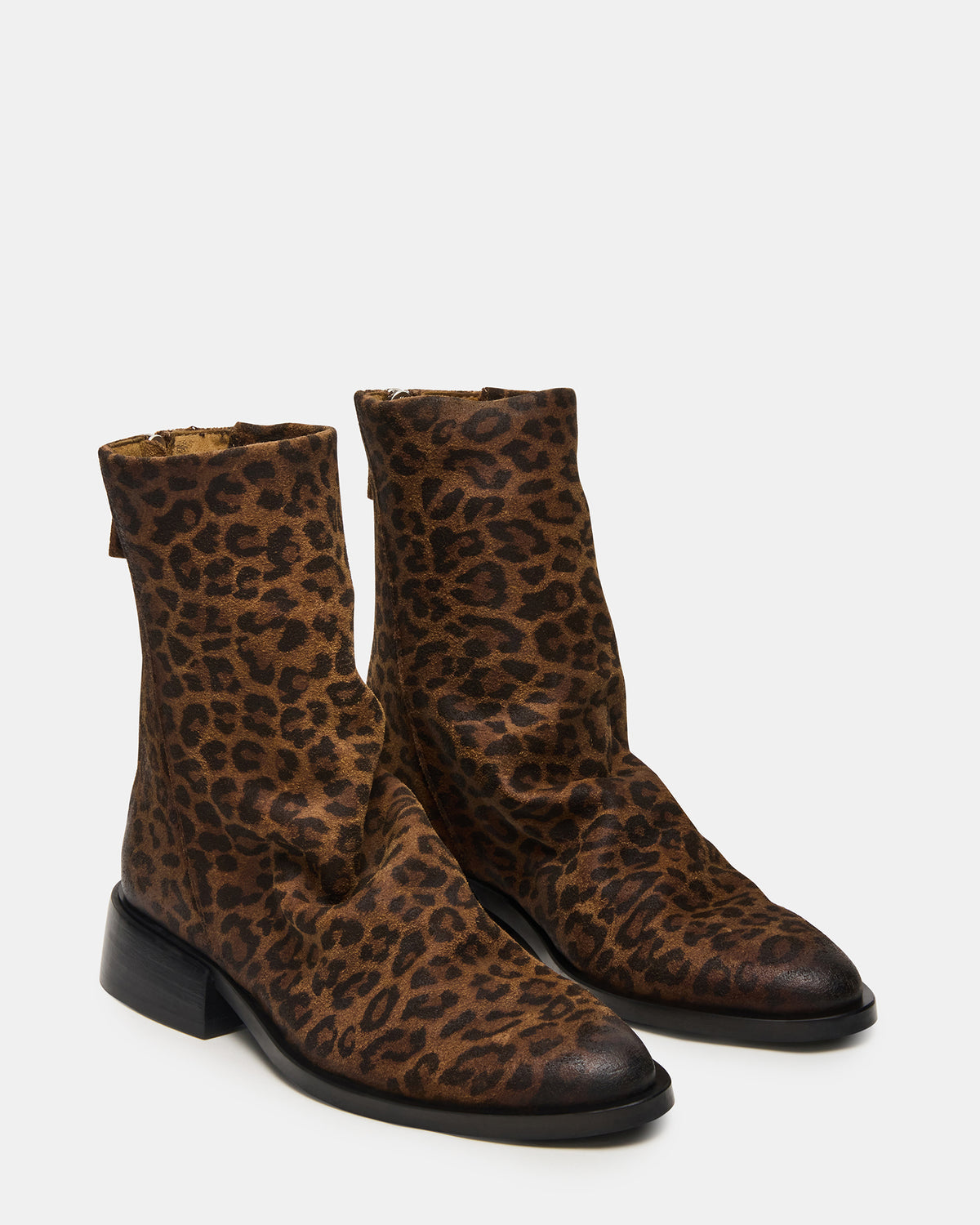NEXIE Leopard Women's Pointed-Toe Ankle Boot | Steve Madden