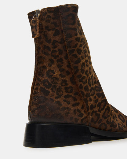 NEXIE Leopard Women's Pointed-Toe Ankle Boot | Steve Madden