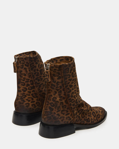 NEXIE Leopard Women's Pointed-Toe Ankle Boot | Steve Madden