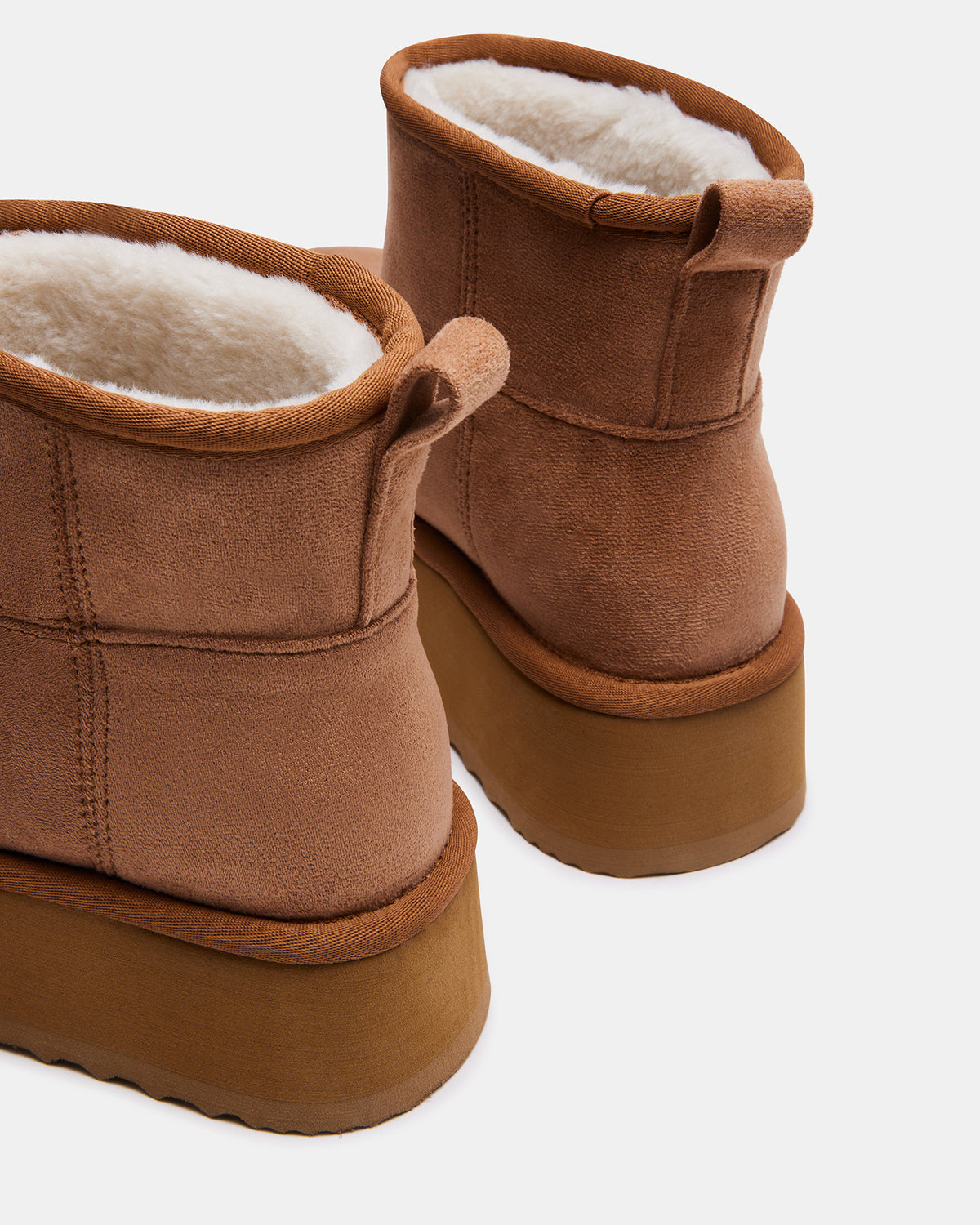 CRUE Chestnut Faux Fur Lined Bootie | Women's Booties | Steve Madden