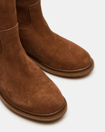 BATES Brown Suede Women's Boot | Steve Madden