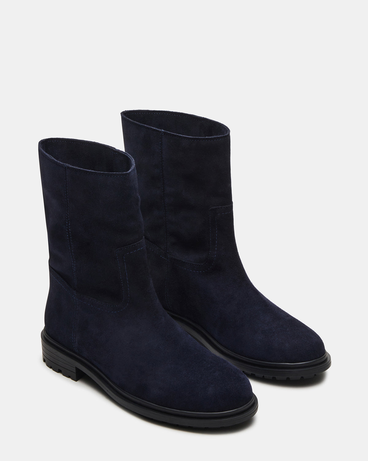 BATES Navy Suede Women's Boot | Steve Madden