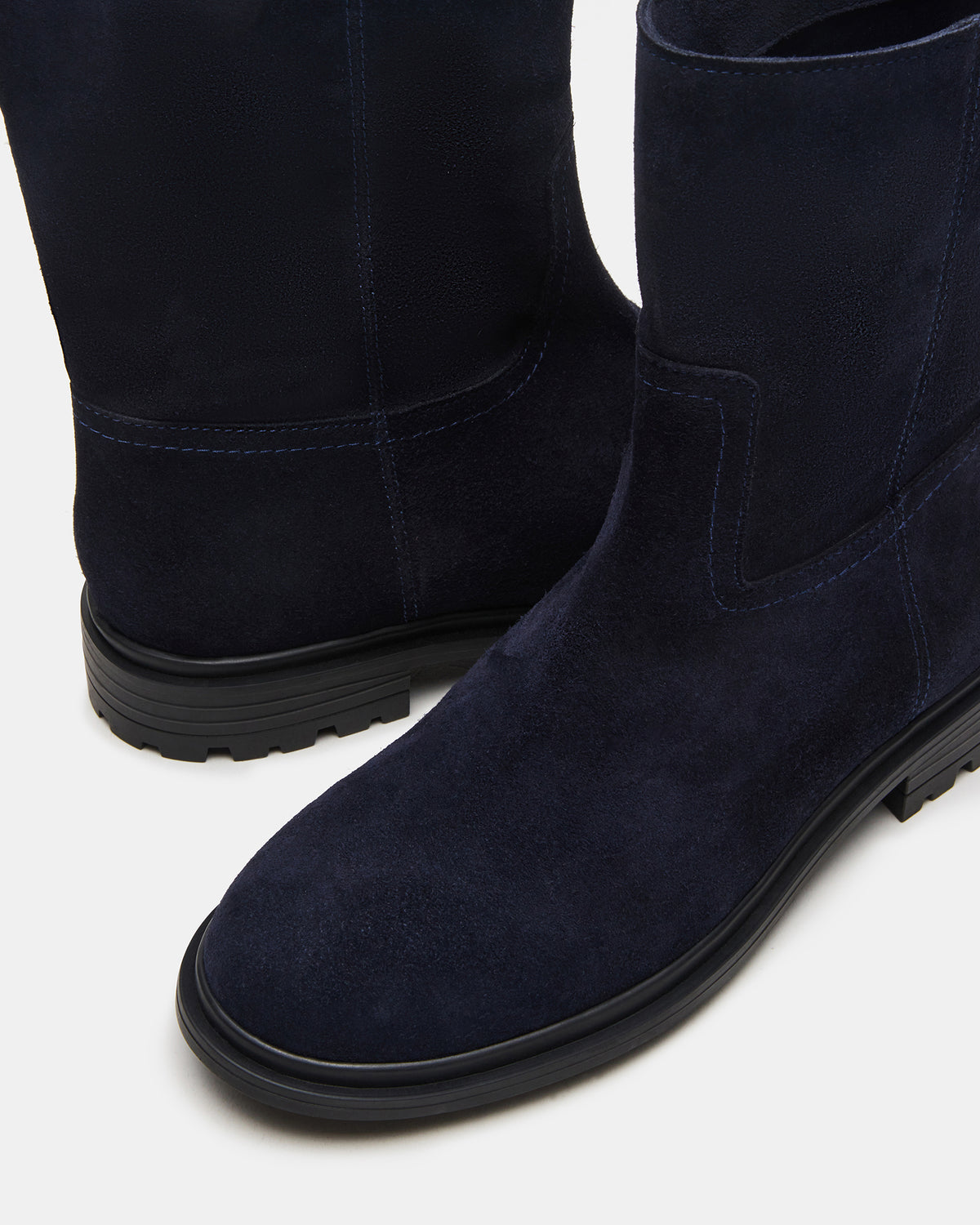 BATES Navy Suede Women's Boot | Steve Madden