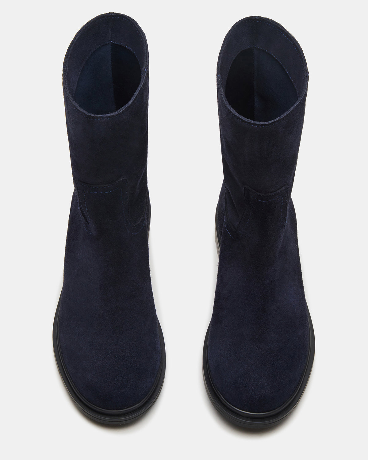 BATES Navy Suede Women's Boot | Steve Madden