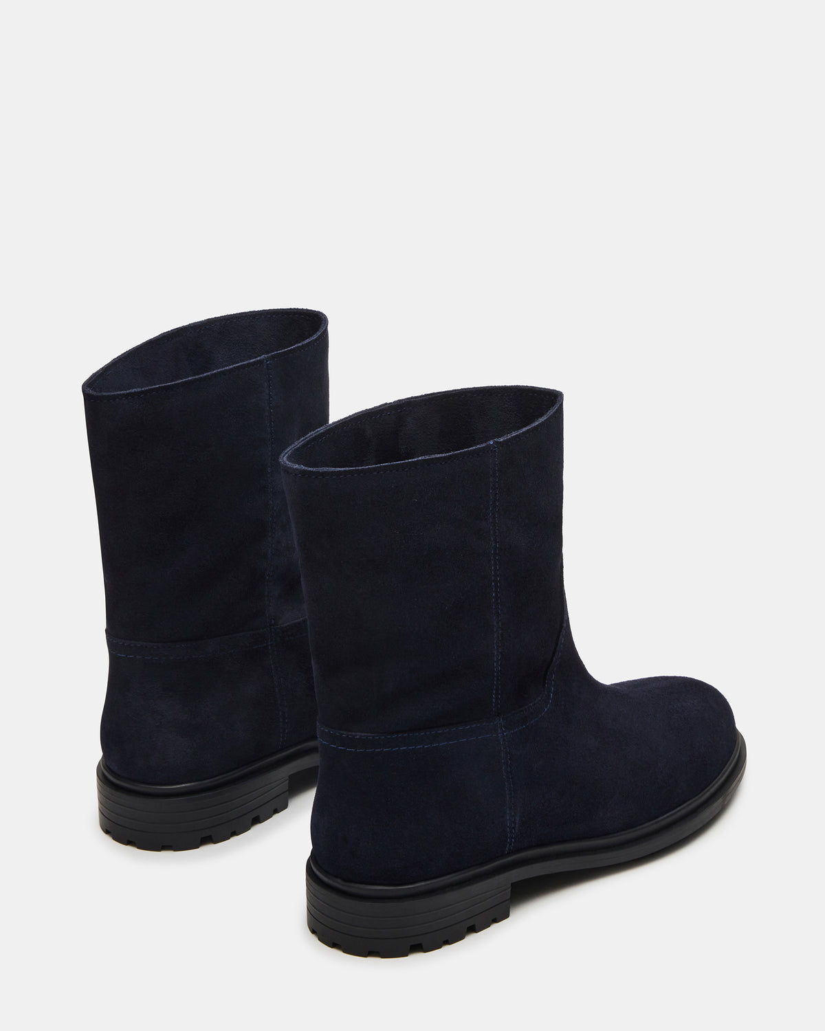 BATES Navy Suede Women's Boot | Steve Madden