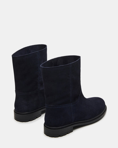 BATES Navy Suede Women's Boot | Steve Madden