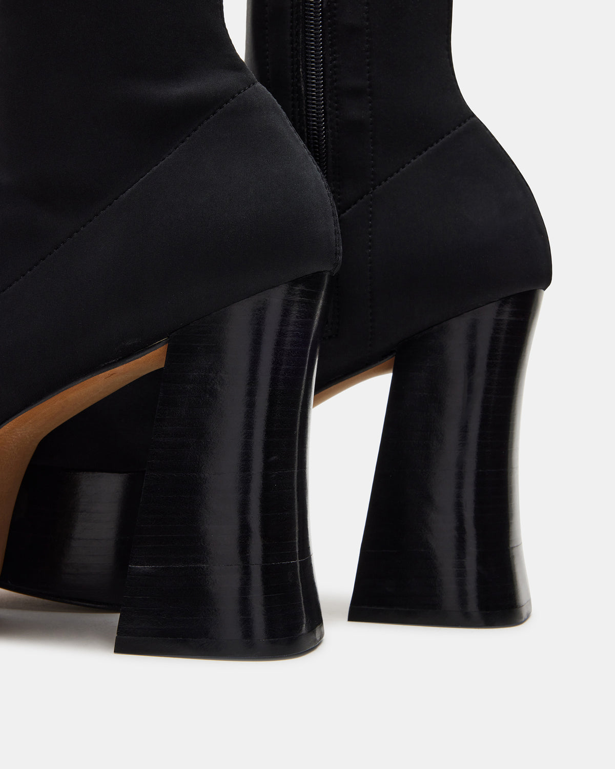 SOHO Black Super Platform Ankle Boot | Women's Booties | Steve Madden