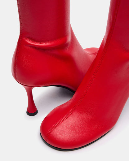 LORENZA Red Heeled Women's Ankle Boot | Steve Madden