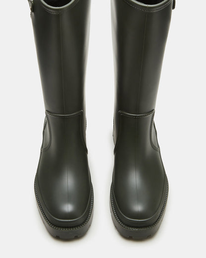 ROCKYH20 Olive Women's Water-Resistant Lug Boot | Steve Madden