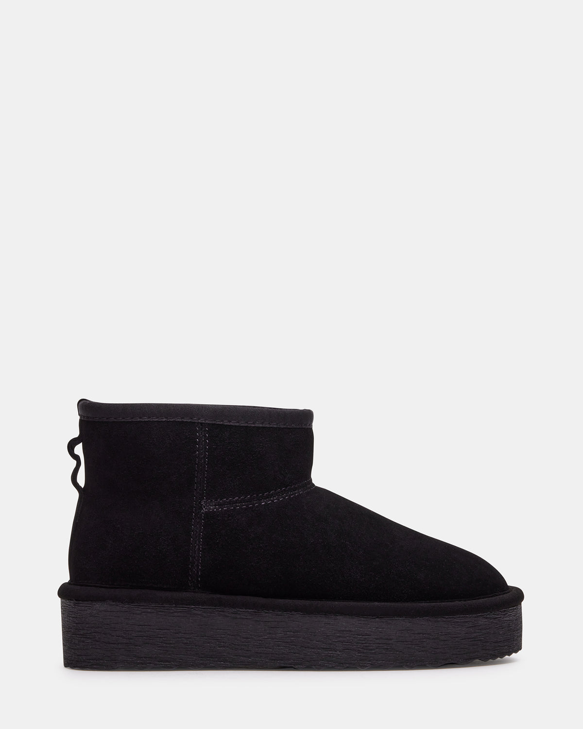 COMFY Black Suede Women's Ankle Boot | Steve Madden
