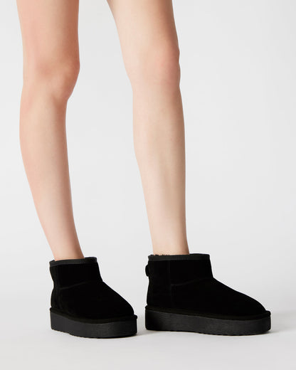 COMFY Black Suede Women's Ankle Boot | Steve Madden