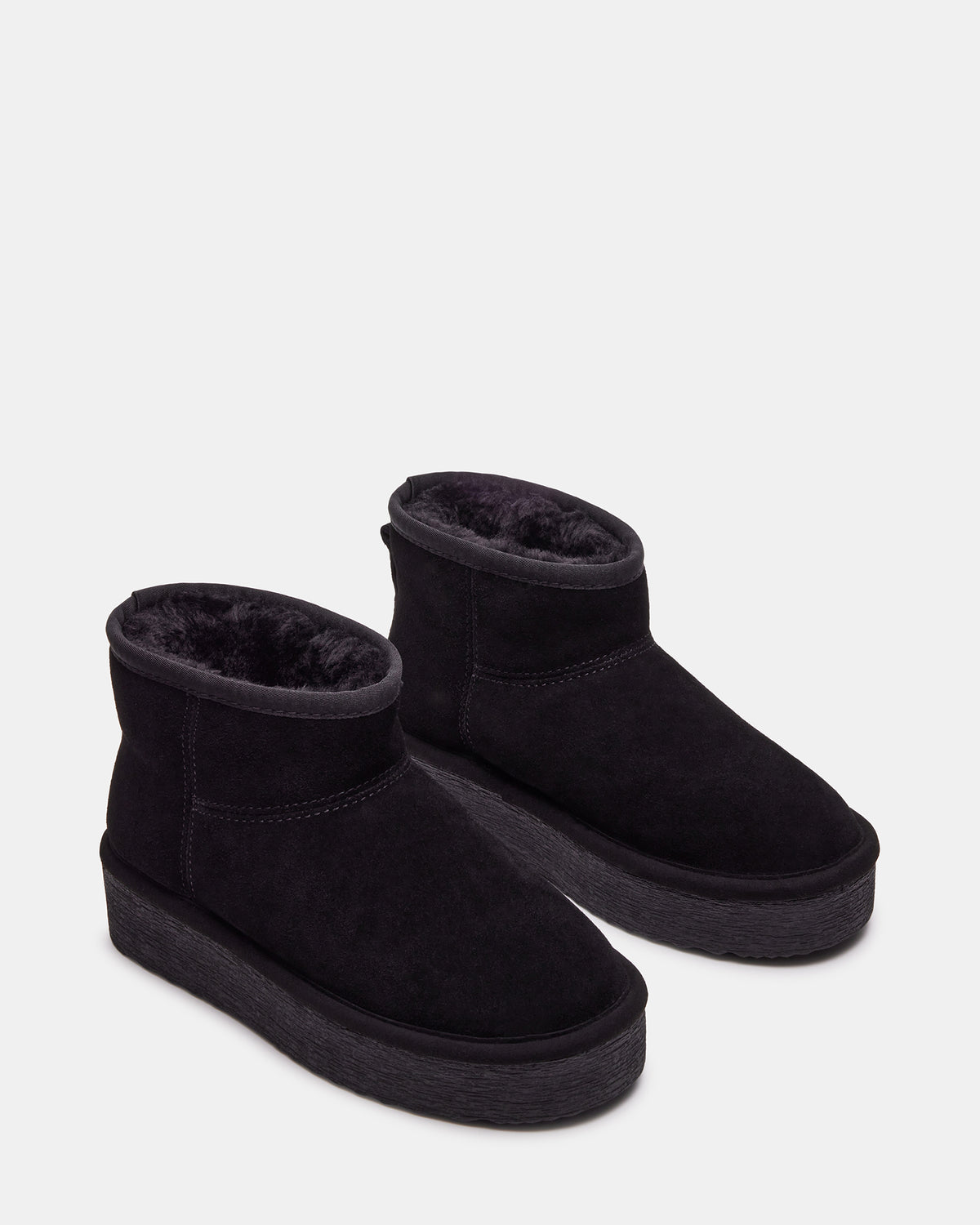 COMFY Black Suede Women's Ankle Boot | Steve Madden