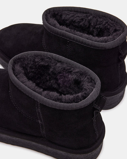 COMFY Black Suede Women's Ankle Boot | Steve Madden