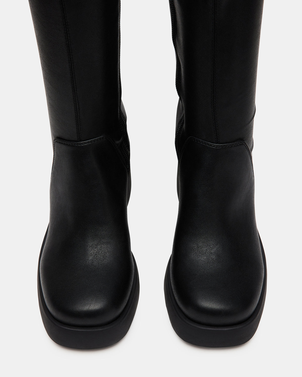 BERKLEIGH Black Wide Calf Women's Knee High Boot | Steve Madden