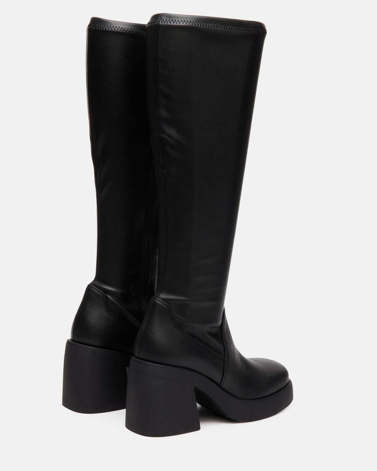 BERKLEIGH Black Wide Calf Women's Knee High Boot | Steve Madden