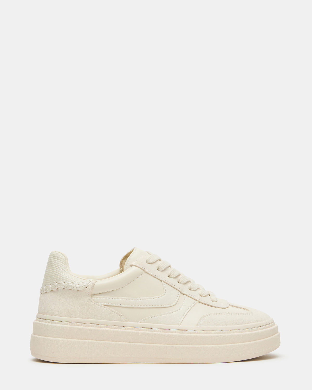 DODGE Off-White Low-Top Platform Women's Sneaker | Steve Madden