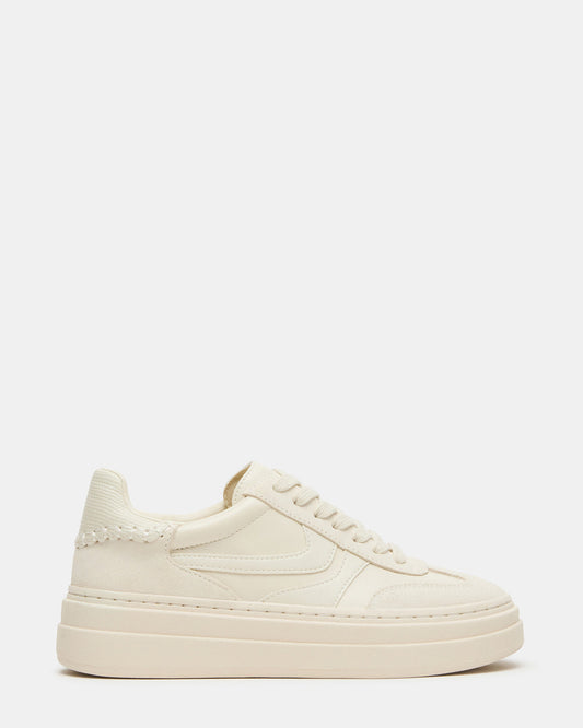 DODGE Off-White Low-Top Platform Women's Sneaker | Steve Madden