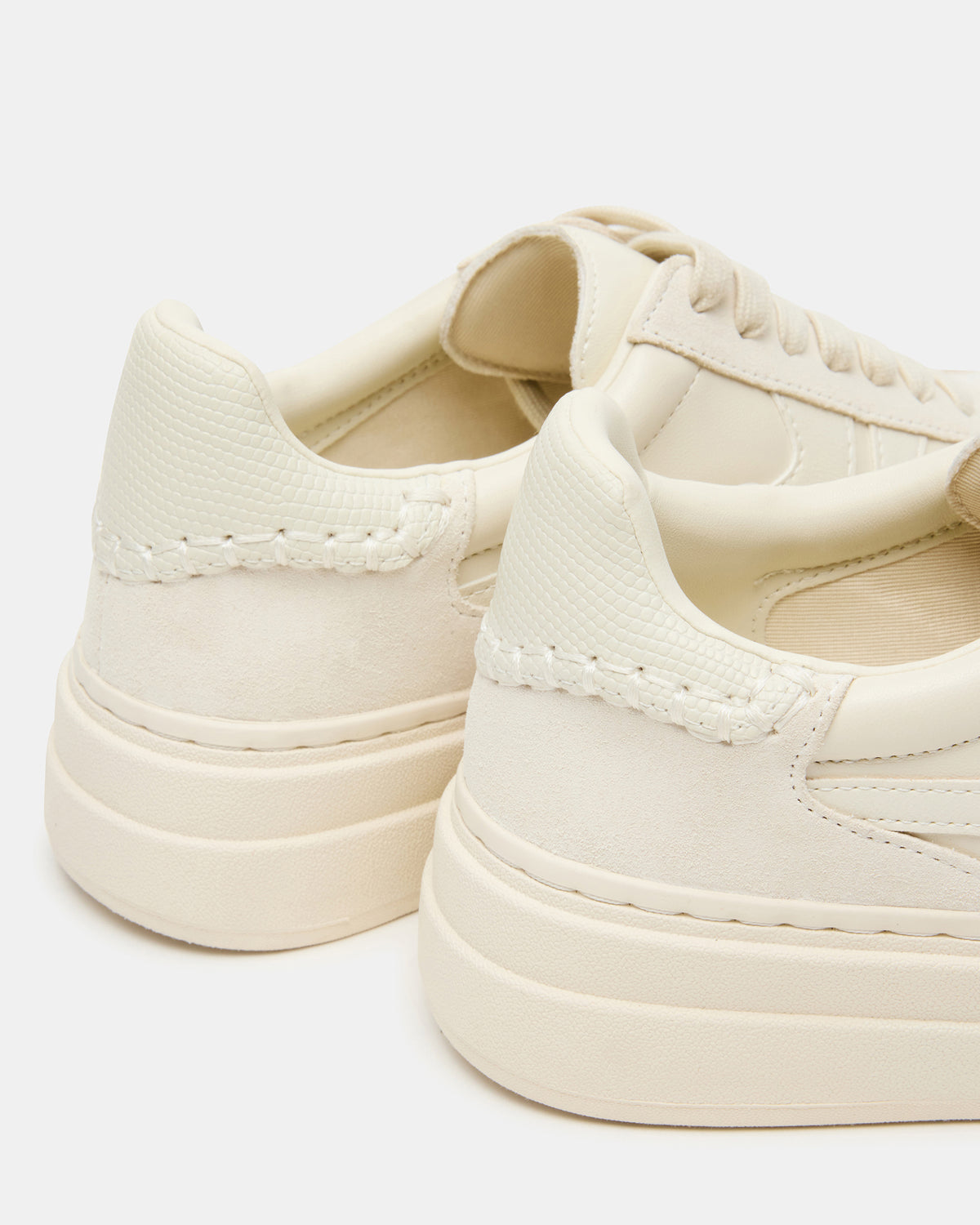 DODGE Off-White Low-Top Platform Women's Sneaker | Steve Madden