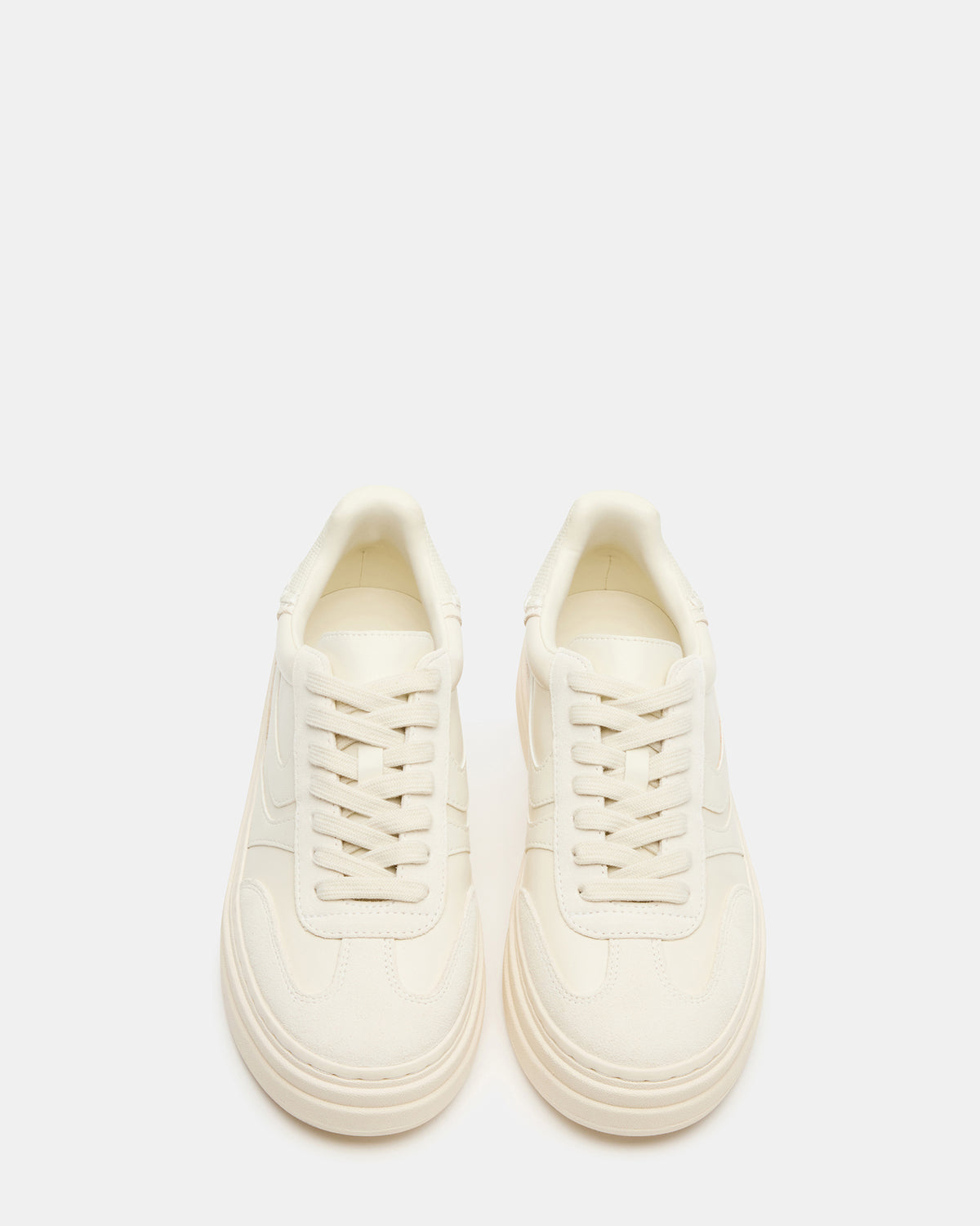 DODGE Off-White Low-Top Platform Women's Sneaker | Steve Madden