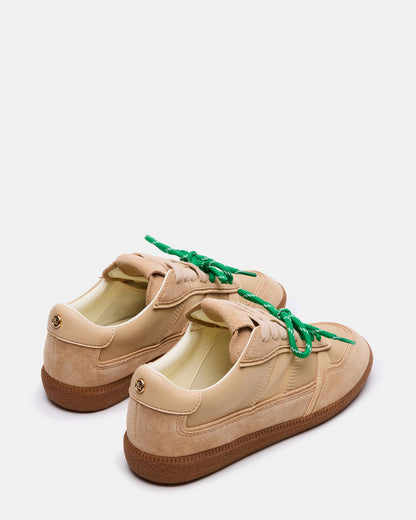 SPORTY Sand Low-Top Lace-Up Women's Sneaker | Steve Madden