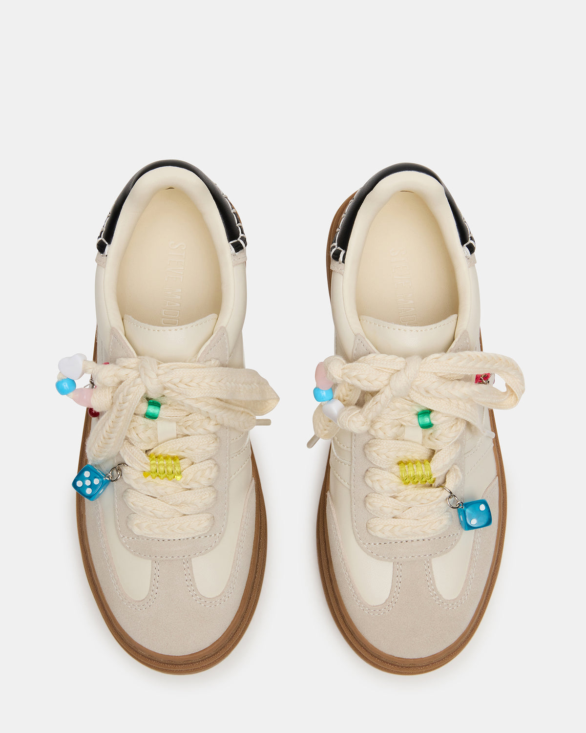 DODGE CHARM Bone Multi Low-Top Platform Women's Sneaker | Steve Madden