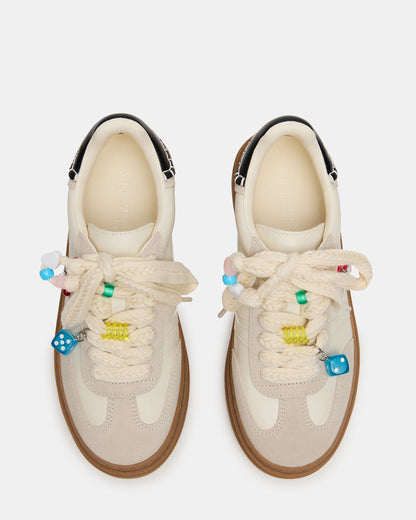 DODGE CHARM Bone Multi Low-Top Platform Women's Sneaker | Steve Madden