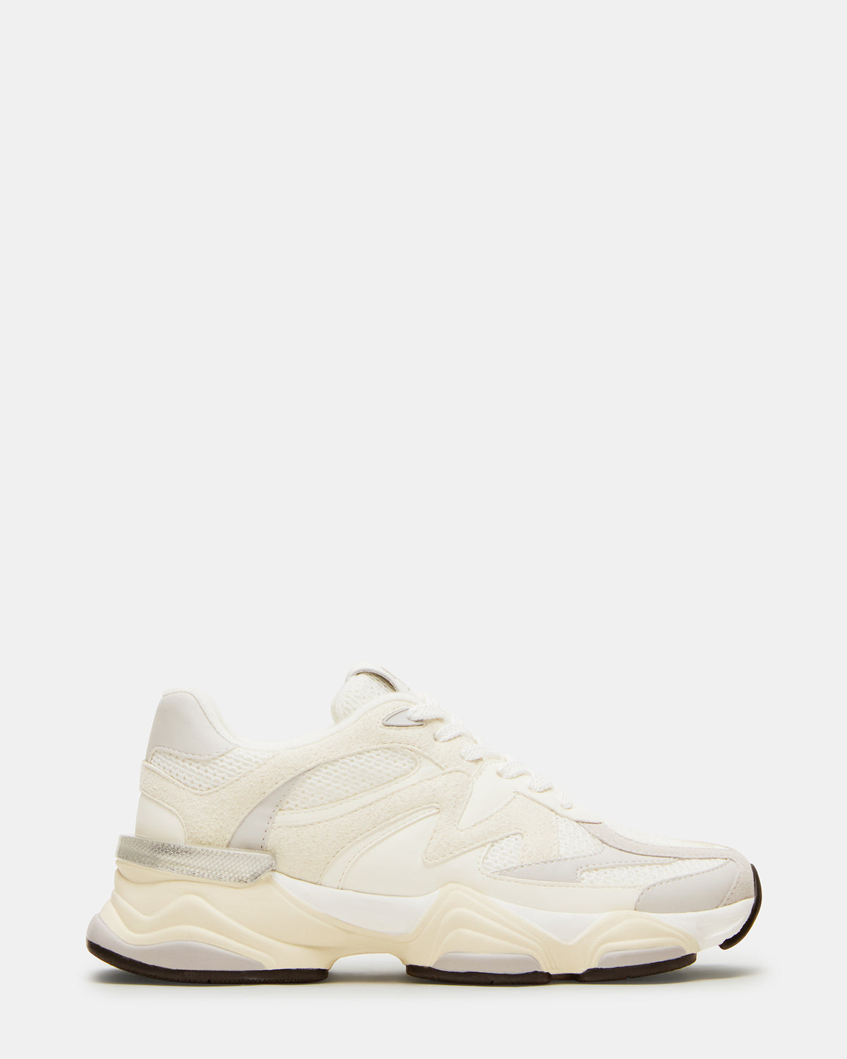SEBI White Multi Low-Top Lace-Up Women's Sneaker | Steve Madden