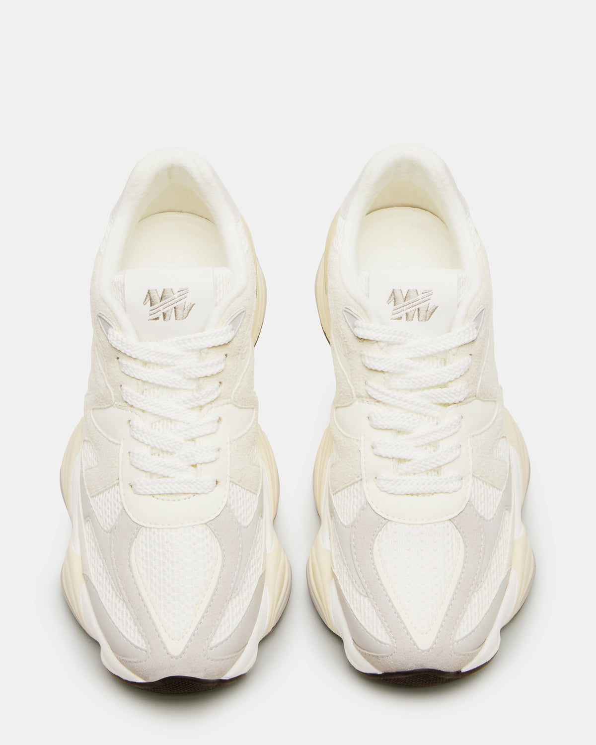 SEBI White Multi Low-Top Lace-Up Women's Sneaker | Steve Madden