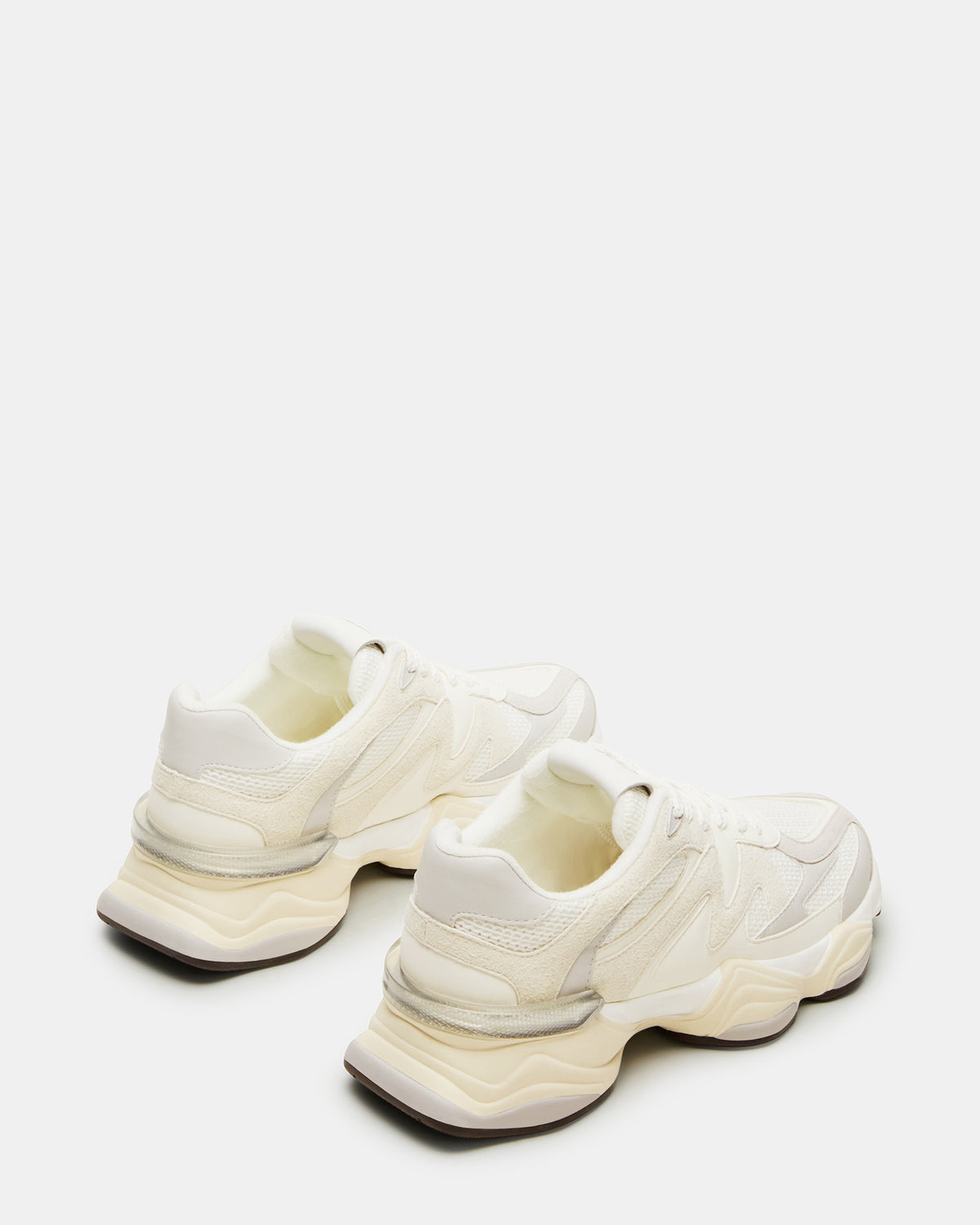 SEBI White Multi Low-Top Lace-Up Women's Sneaker | Steve Madden