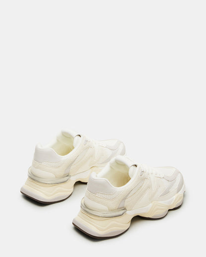 SEBI White Multi Low-Top Lace-Up Women's Sneaker | Steve Madden