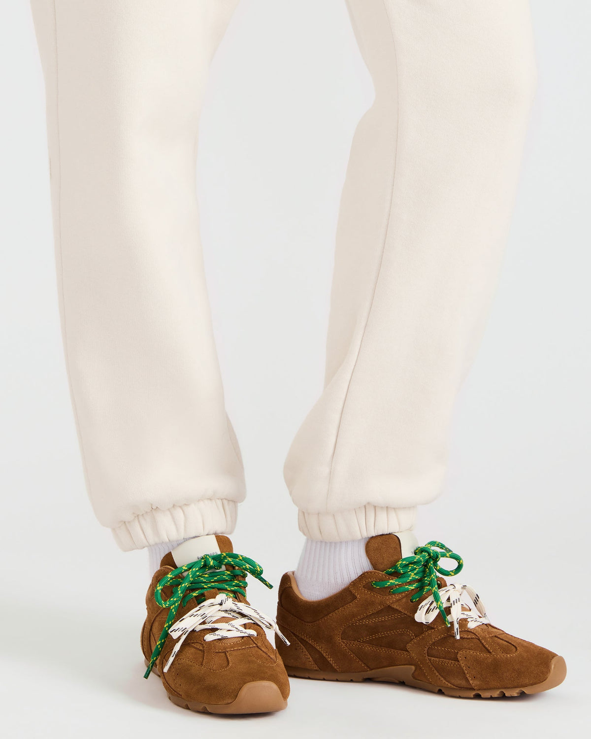 AZIEL Camel Suede Low-Top Lace-Up Women's Sneakers | Steve Madden