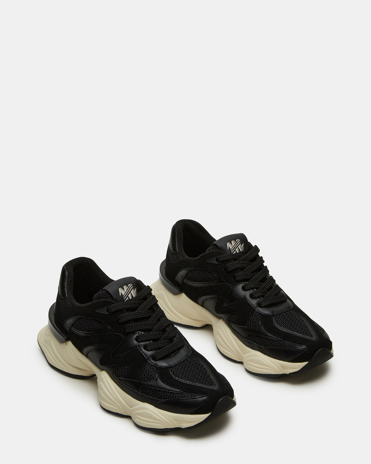 SEBI Black Low-Top Lace-Up Women's Sneaker | Steve Madden