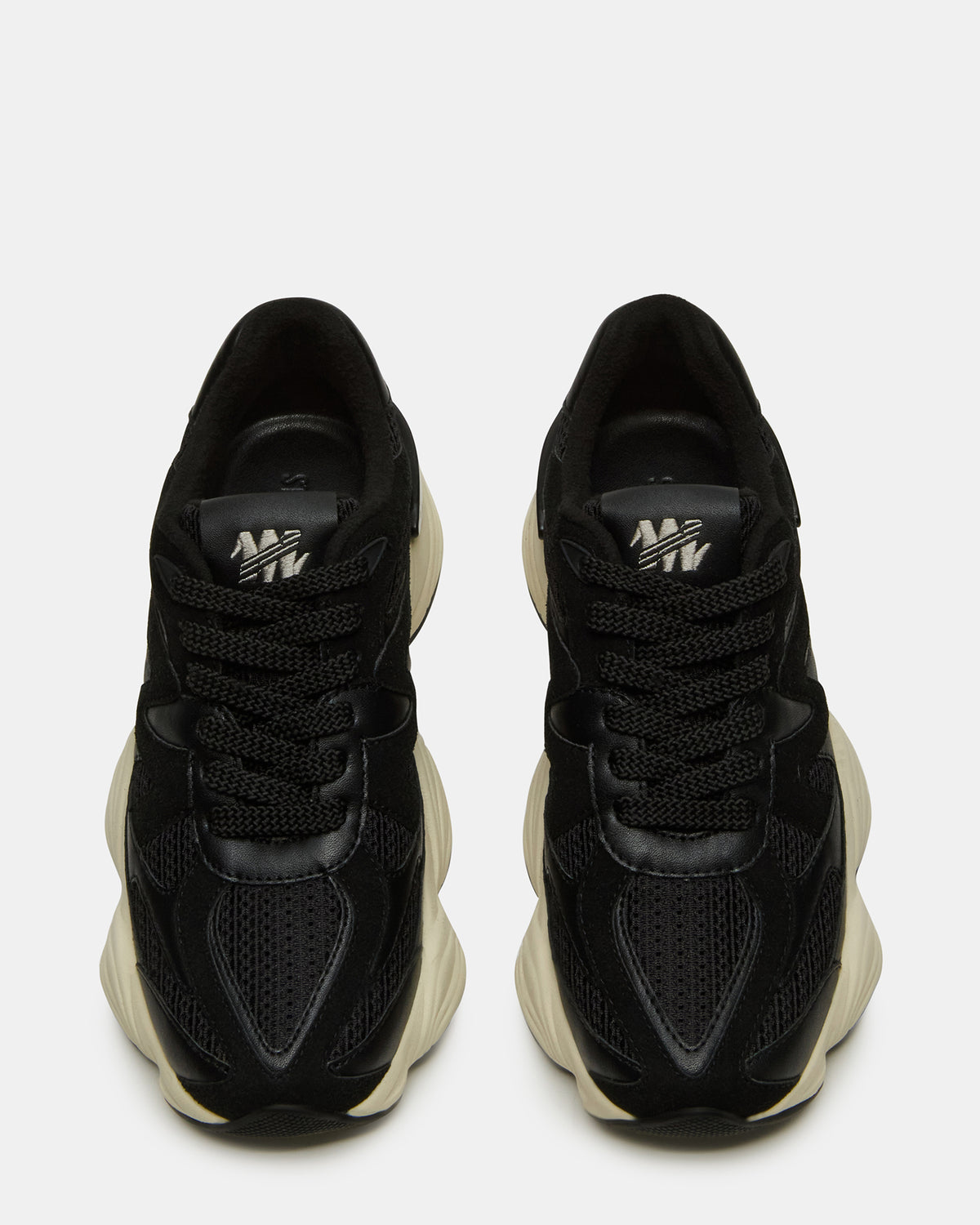 SEBI Black Low-Top Lace-Up Women's Sneaker | Steve Madden