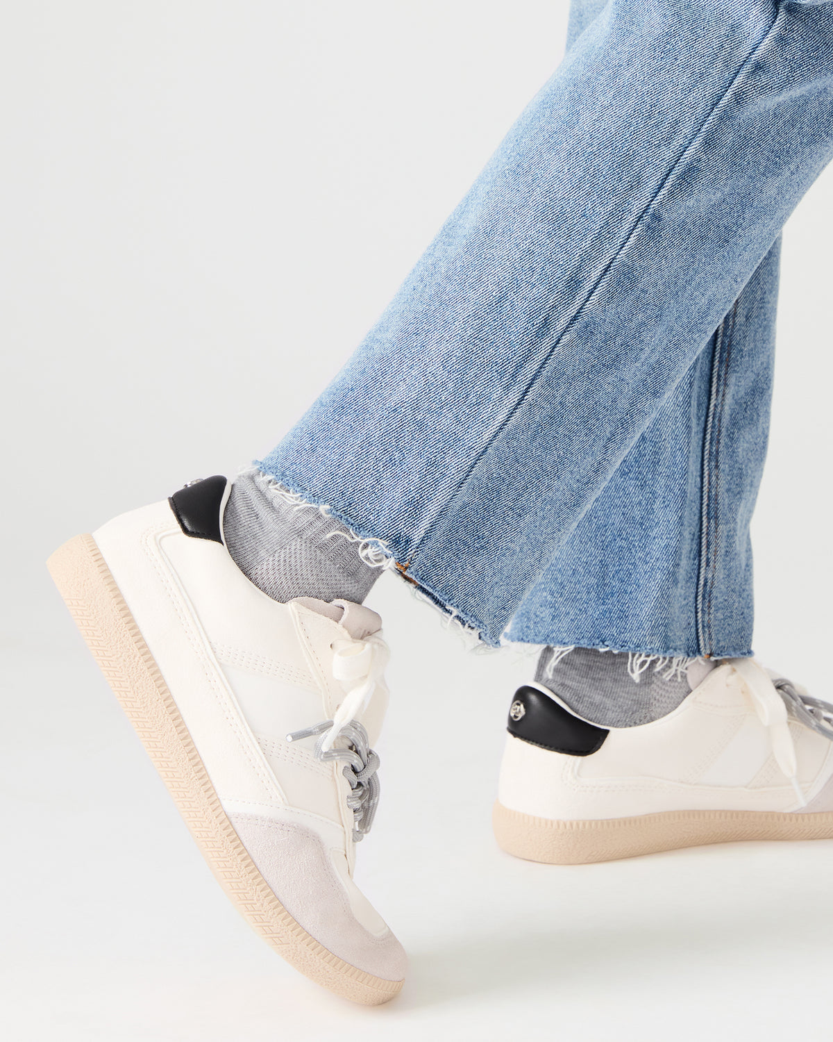 SPORTY White Low-Top Lace-Up Women's Sneaker | Steve Madden