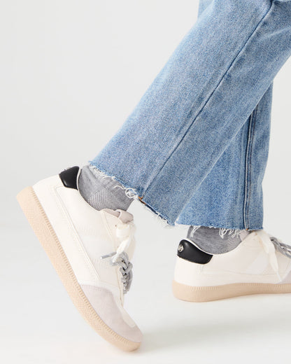 SPORTY White Low-Top Lace-Up Women's Sneaker | Steve Madden