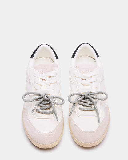 SPORTY White Low-Top Lace-Up Women's Sneaker | Steve Madden