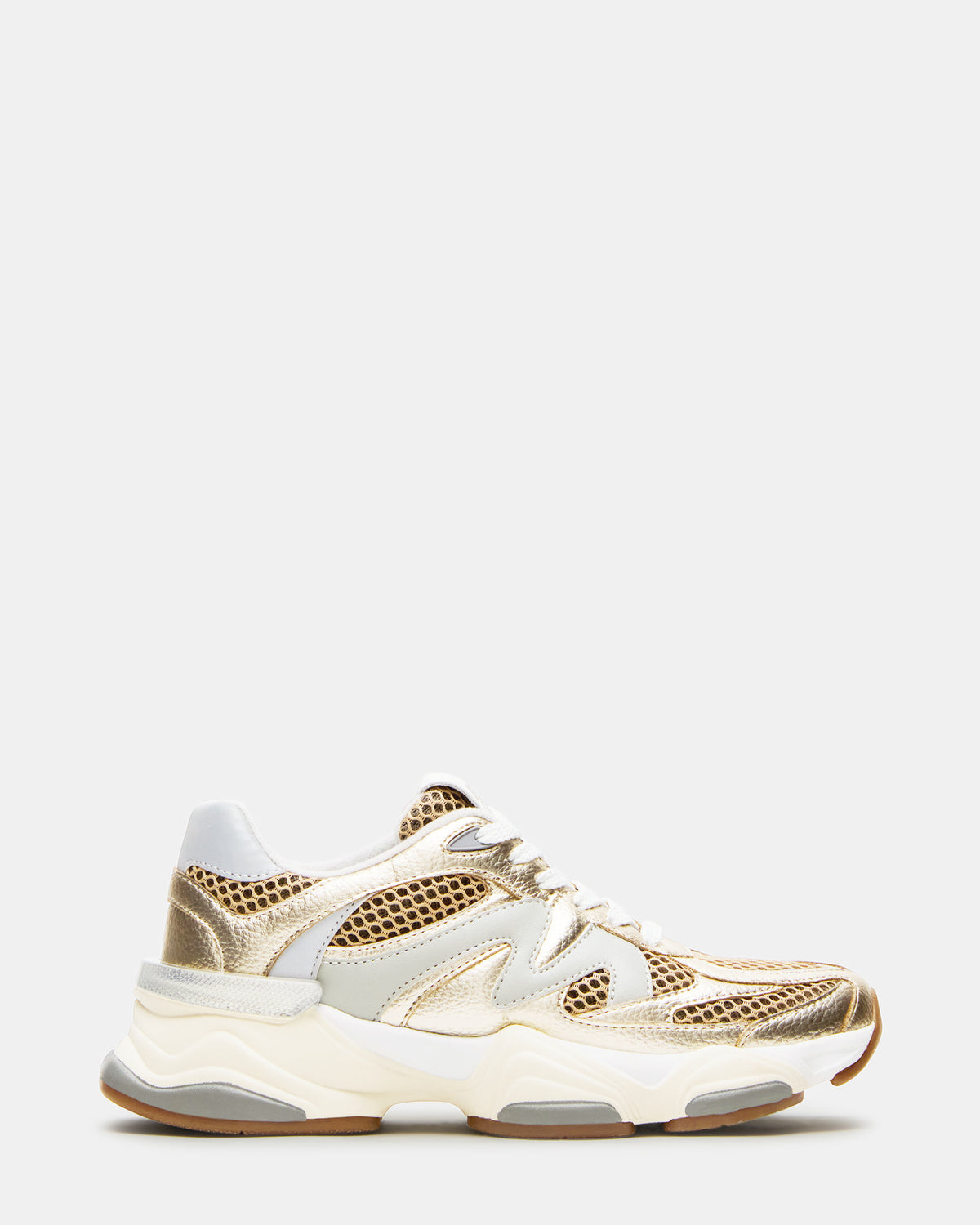 SEBI Gold Multi Low-Top Lace-Up Women's Sneaker | Steve Madden