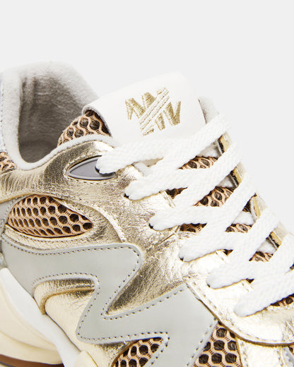 SEBI Gold Multi Low-Top Lace-Up Women's Sneaker | Steve Madden