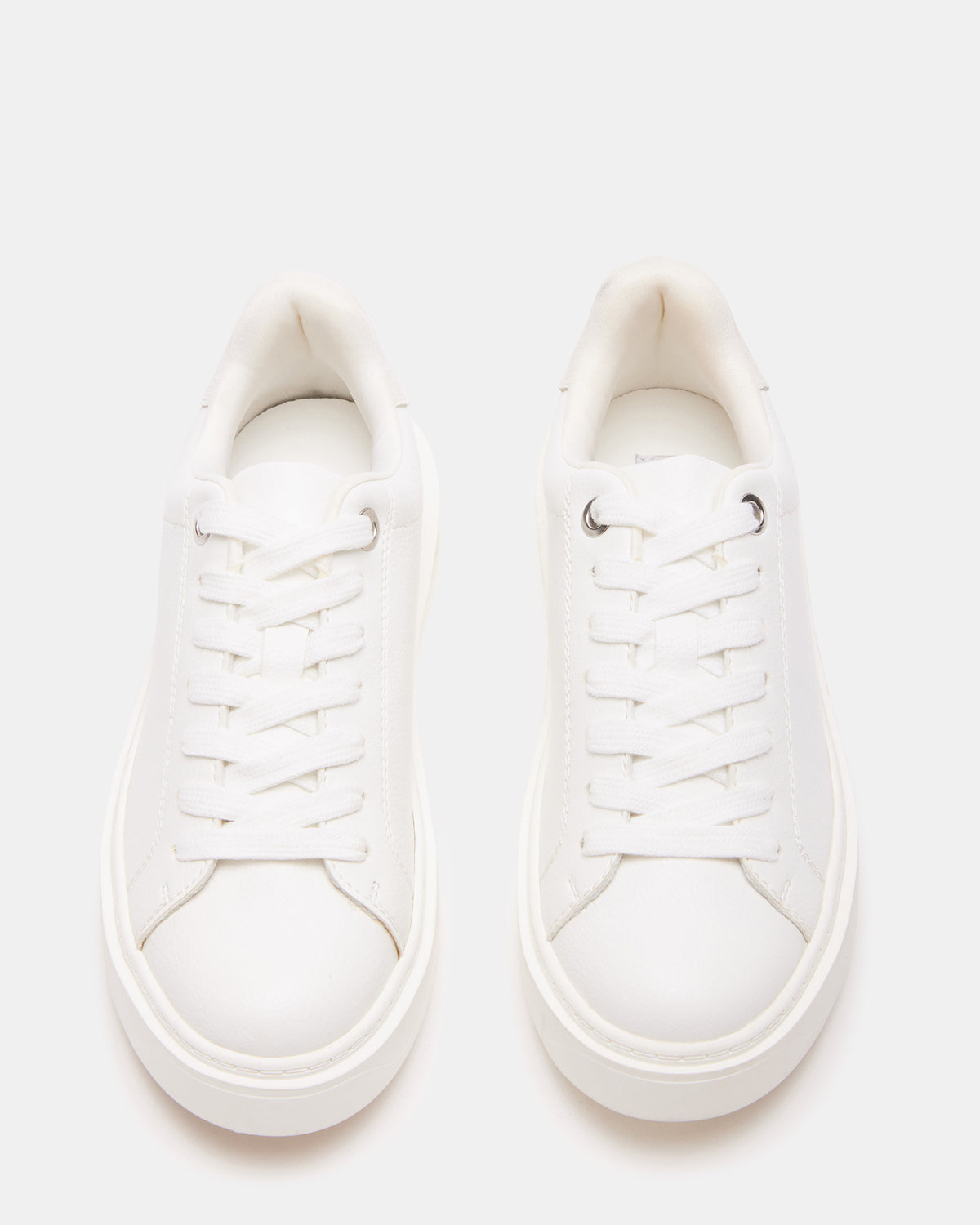 CATCHER White Suede Women's Low-Top Lace-Up Sneaker | Steve Madden