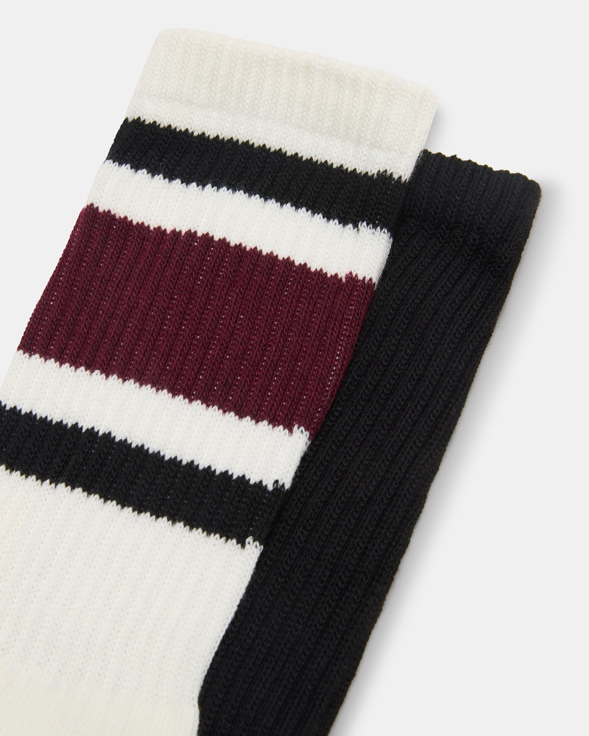 CASPER SNEAKER AND IVY 2 PACK STRIPE ATHLEISURE SOCKS BUNDLE | Steve Madden
