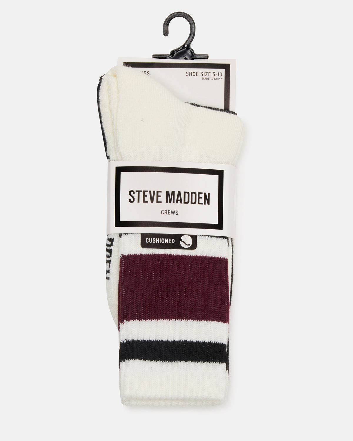 CASPER SNEAKER AND IVY 2 PACK STRIPE ATHLEISURE SOCKS BUNDLE | Steve Madden